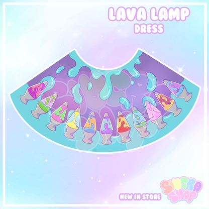 Lava Lamp Skater Dress - With Pockets