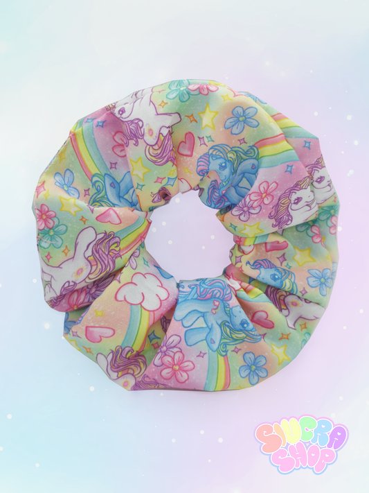 Retro My Little Pony Scrunchie